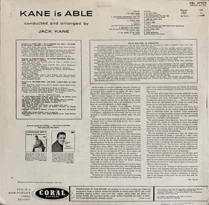 Jack Kane : Kane Is Able (LP, Album, Mono)