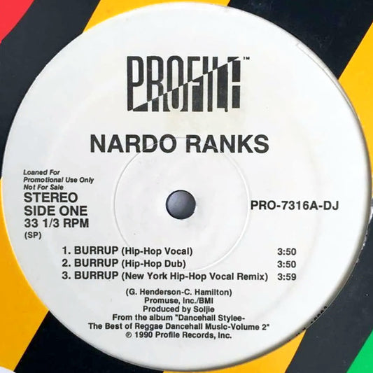 Nardo Ranks : Burrup (12", Promo)