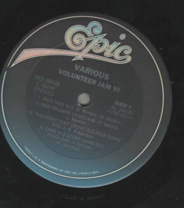 The Charlie Daniels Band : Volunteer Jam VI (2xLP, Album, Ter)
