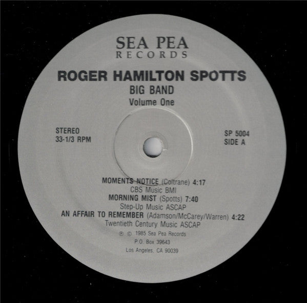 Roger Hamilton Spotts : Big Band (LP, Album)