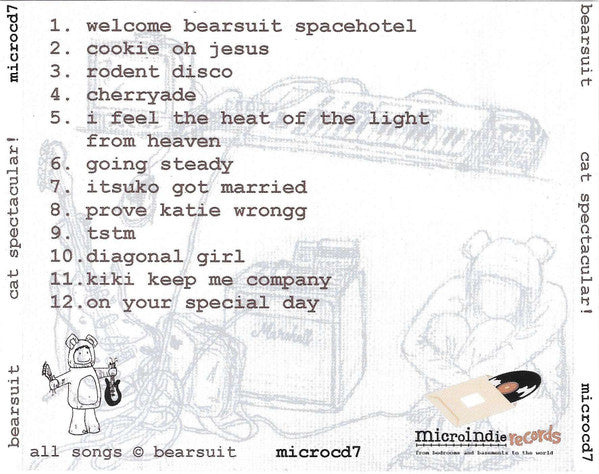 Bearsuit : Cat Spectacular! (CD, Album)