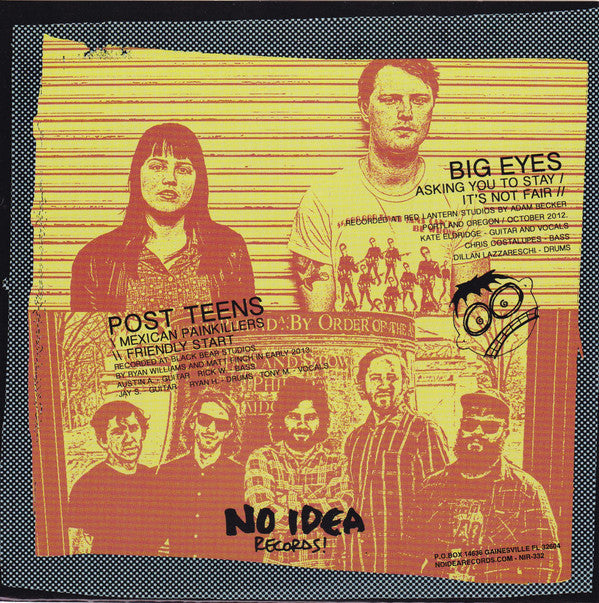 Big Eyes (3), Post Teens : Split (7", Ass)