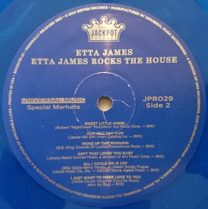 Etta James : Etta James Rocks The House (LP, Album, RE, Blu)