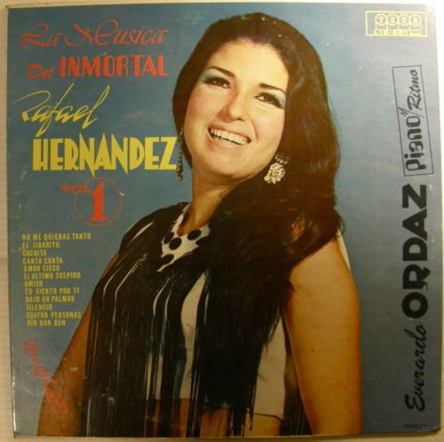 Rafael Hernández, Everardo Ordaz : La Musica Del Inmortal Rafael Hernandez Vol. 1 (LP, Album)