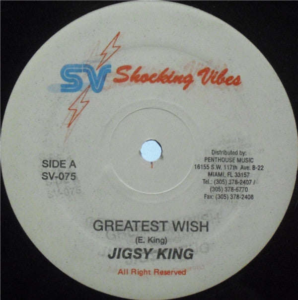Jigsy King / Lady Mackerel : Greatest Wish / Money (12")