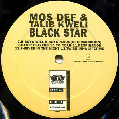 Black Star : Mos Def & Talib Kweli Are Black Star (LP, Album, Ltd, Pic, RE, Two)