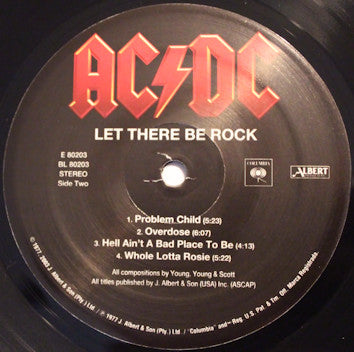 AC/DC : Let There Be Rock (LP, Album, RE, RM, 180)