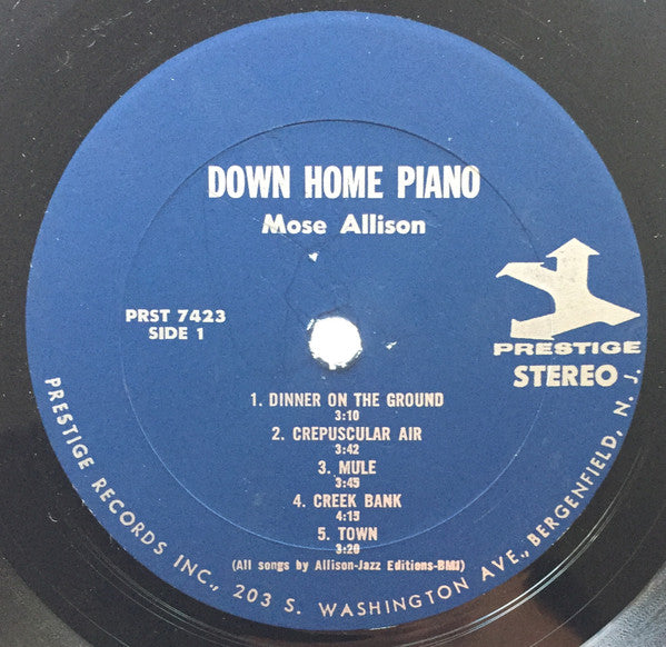 Mose Allison : Down Home Piano (LP, Comp, RM)