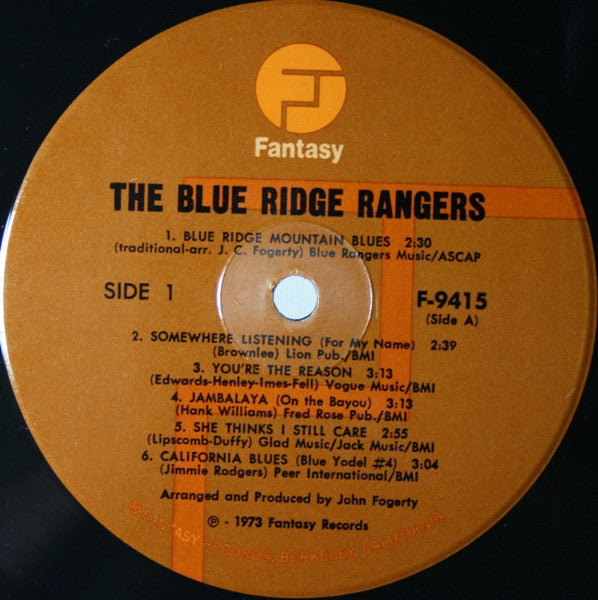 The Blue Ridge Rangers* : The Blue Ridge Rangers (LP, Album, Hol)