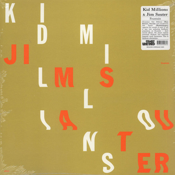 Kid Millions & Jim Sauter : Fountain (LP, Album, Ltd)
