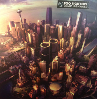 Foo Fighters : Sonic Highways (LP, Album, Com)