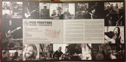 Foo Fighters : Sonic Highways (LP, Album, Com)
