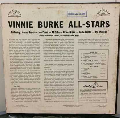 The Vinnie Burke All-Stars : The Vinnie Burke All-Stars (LP, Album)