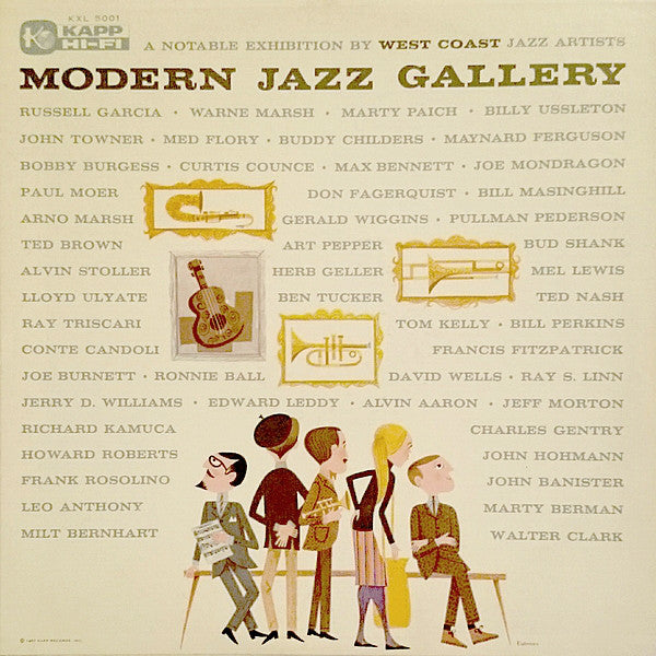 Various : Modern Jazz Gallery (2xLP, Album, Mono, Gat)