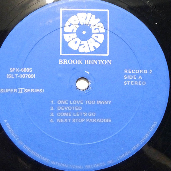 Brook Benton : Brook Benton (2xLP, Comp)