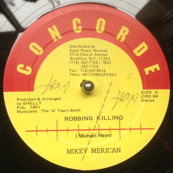 Mikey Merican : Robbing Killing / Militant Mike (12", Single)