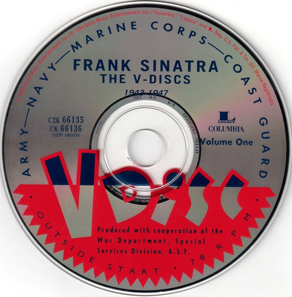 Frank Sinatra : The V-Discs (2xCD + Box, Comp, Mono)