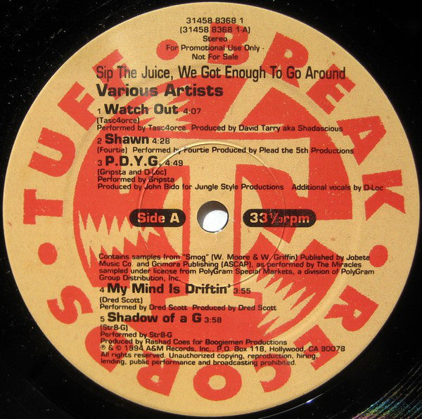 Various : Sip The Juice, We Got Enough To Go Around (12", Promo, Smplr)