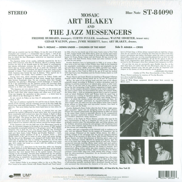 Art Blakey & The Jazz Messengers : Mosaic (LP, Album, RE)