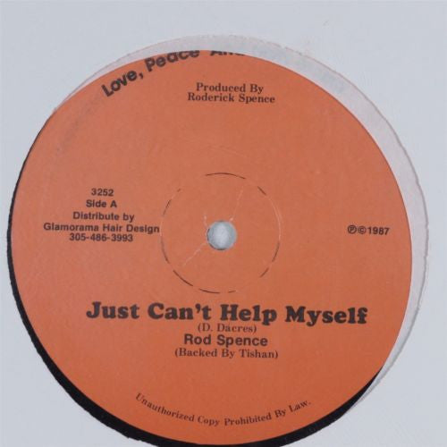 Rod Spence : Just Can't Help Myself (12", Single)