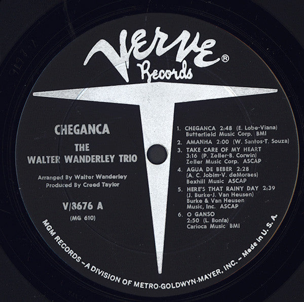 Walter Wanderley Trio : Cheganca (LP, Album, Mono)