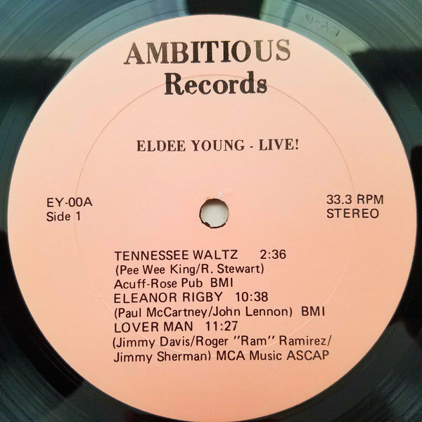 Eldee Young : Live! (LP, Album)