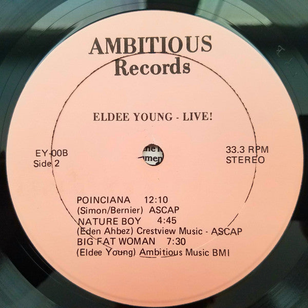 Eldee Young : Live! (LP, Album)