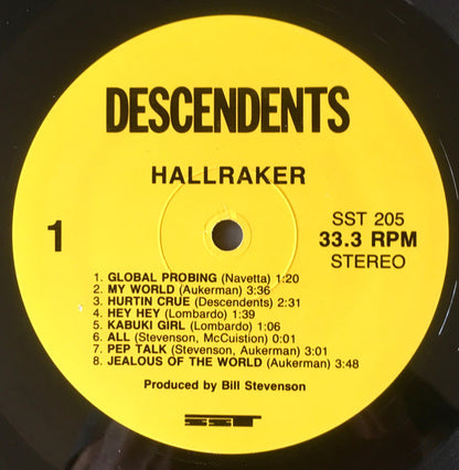 Descendents : Hallraker (LP, Album, RP)
