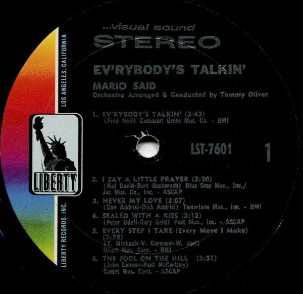 Mario Said : Ev'rybody's Talkin' (LP)