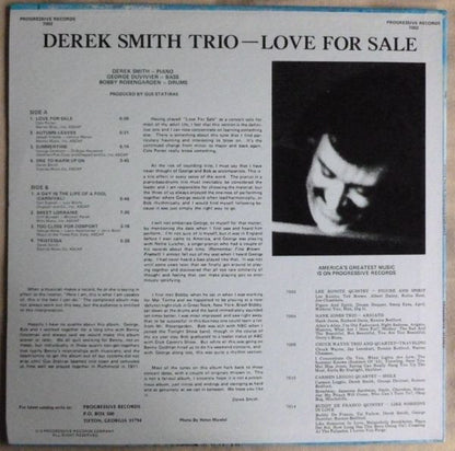 Derek Smith Trio : Love For Sale (LP, Album)