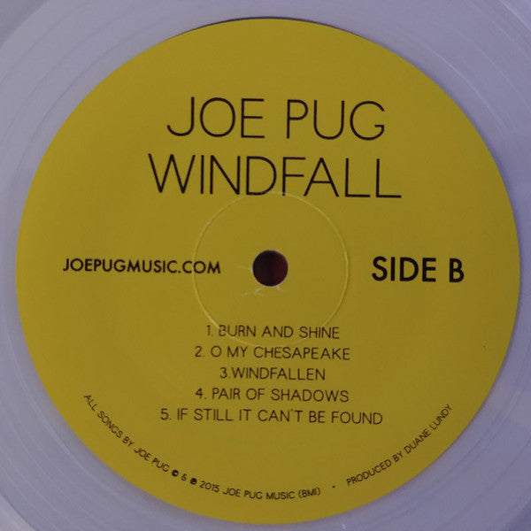 Joe Pug : Windfall (LP, Album, Ltd, Cle + CD, Album)