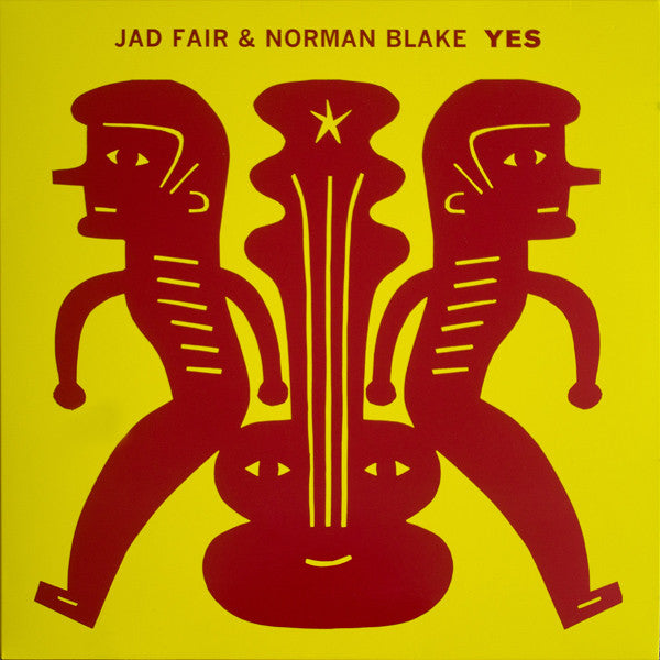 Jad Fair & Norman Blake : Yes (LP, Album, Red)