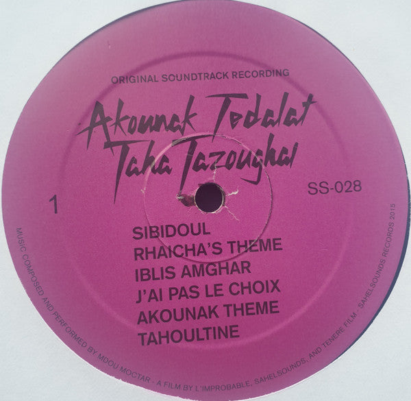 Mdou Moctar : Akounak Tedalat Taha Tazoughai (Original Soundtrack Recording) (LP, Album)
