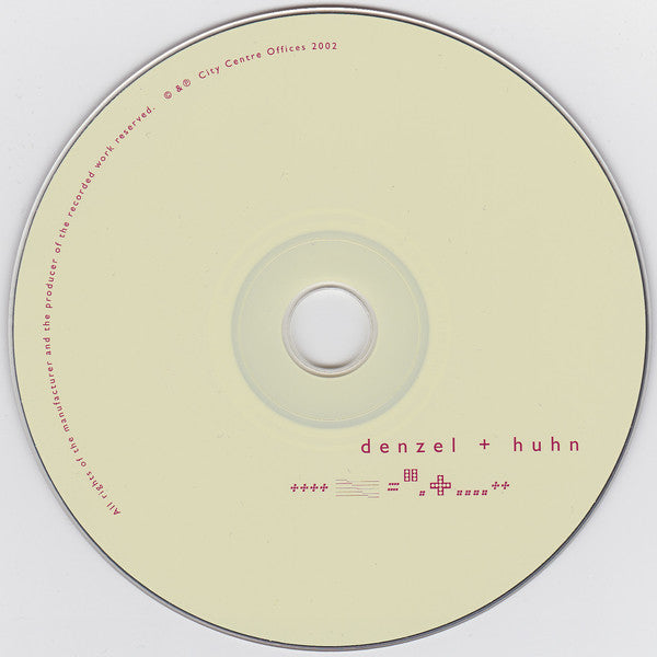 Denzel + Huhn : Time Is A Good Thing (CD, Album)