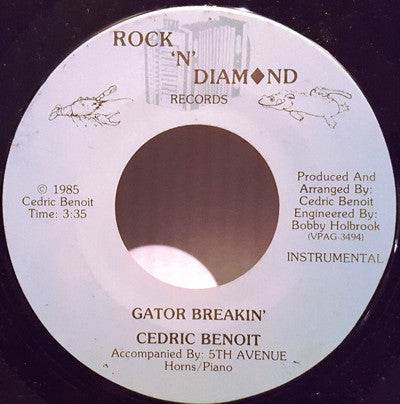 Cedric Benoit (2) : Gator Breakin' (7", Single)