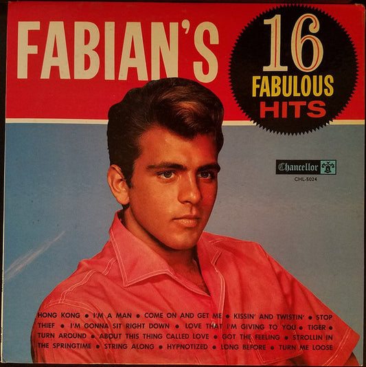Fabian (6) : Fabian's 16 Fabulous Hits (LP, Album)