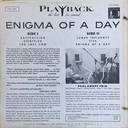 Paul Knopf : Enigma Of A Day (LP)