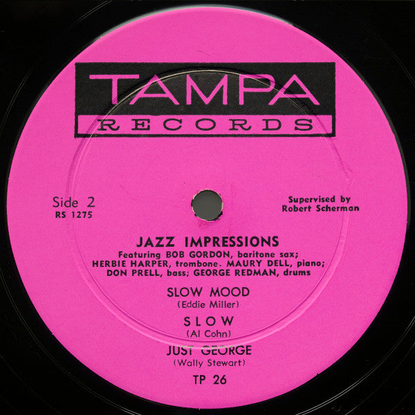 Bob Gordon Quintet : Jazz Impressions (LP, Album, Mono)