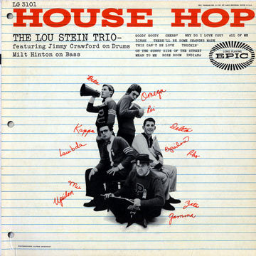 The Lou Stein Trio : House Hop (LP, Album, Mono)