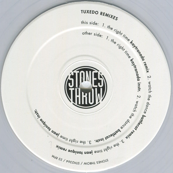 Tuxedo (6) : Tuxedo Remixes (12", EP, Cle)