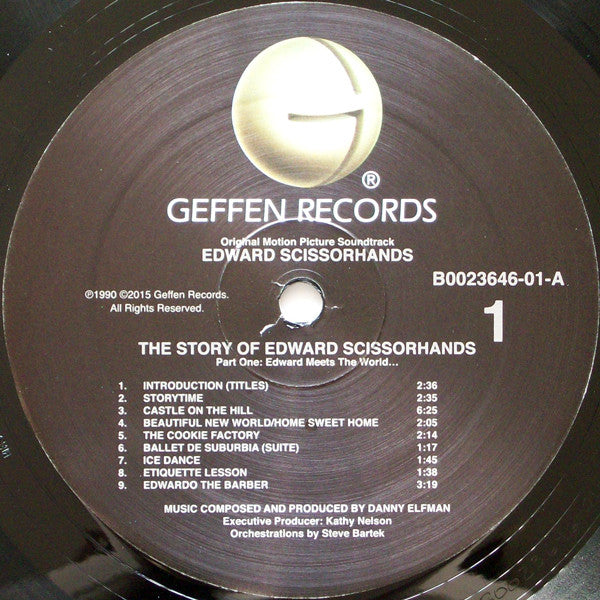 Danny Elfman : Edward Scissorhands (Original Motion Picture Soundtrack) (LP,Album,Reissue)