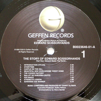 Danny Elfman : Edward Scissorhands (Original Motion Picture Soundtrack) (LP,Album,Reissue)