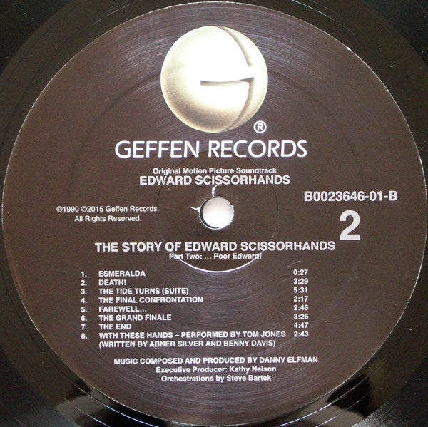 Danny Elfman : Edward Scissorhands (Original Motion Picture Soundtrack) (LP,Album,Reissue)