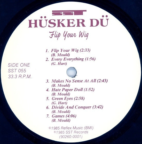 Hüsker Dü : Flip Your Wig (LP, Album, RE)