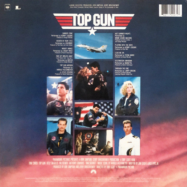 Various : Top Gun (Original Motion Picture Soundtrack) (LP, Album, RE)