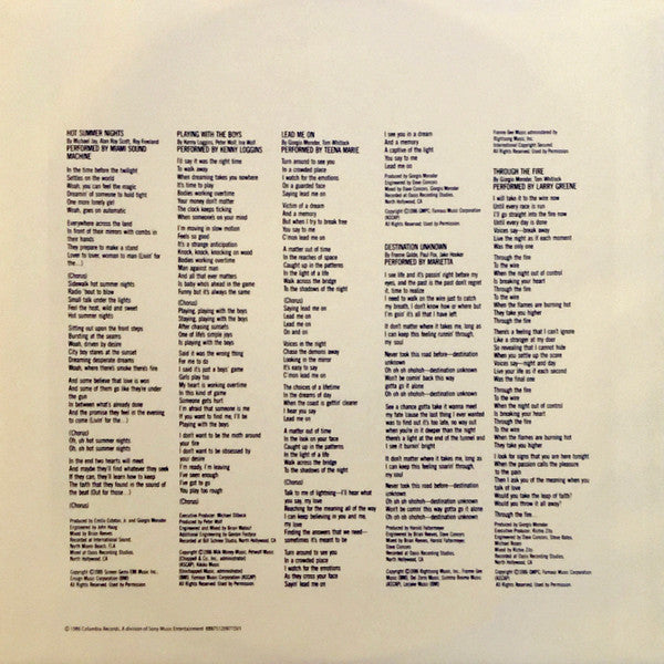 Various : Top Gun (Original Motion Picture Soundtrack) (LP, Album, RE)