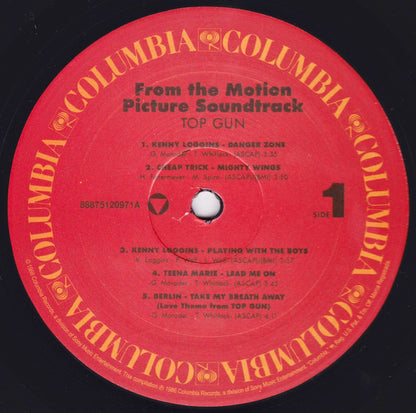 Various : Top Gun (Original Motion Picture Soundtrack) (LP, Album, RE)