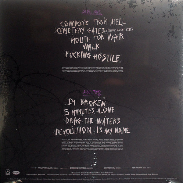 Pantera : History Of Hostility (LP, Comp)