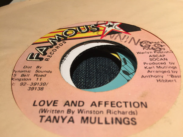 Tanya Mullings : Love And Affection (7", Single)