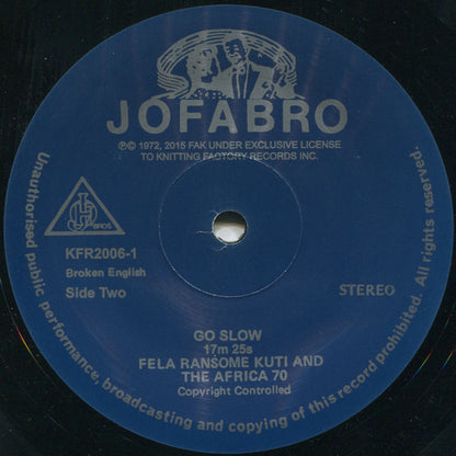 Fela Kuti : Roforofo Fight (LP, Album, RE)